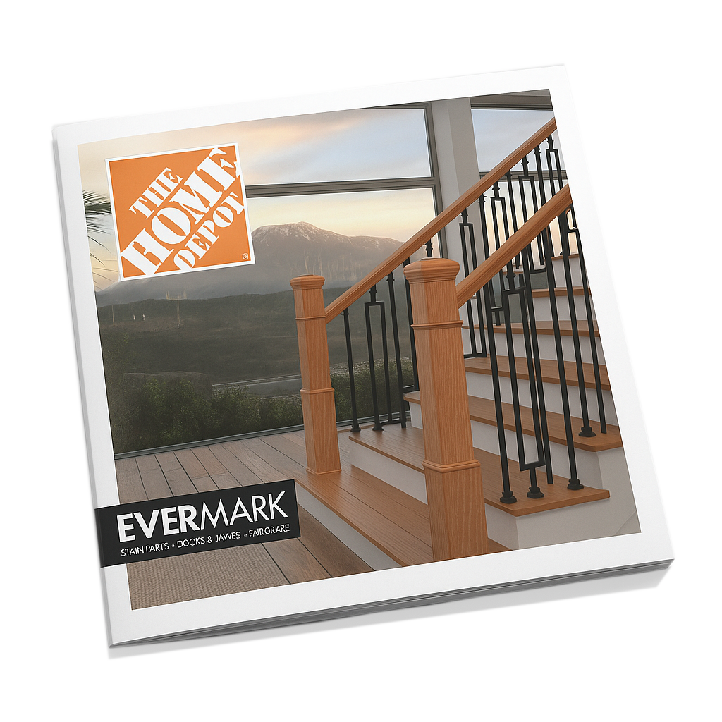 Evermark Home Depot stair parts lookbook