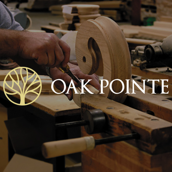 Oak Pointe custom stair parts owned by Evermark