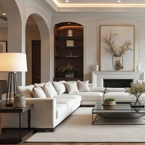 transitional design style for stair parts